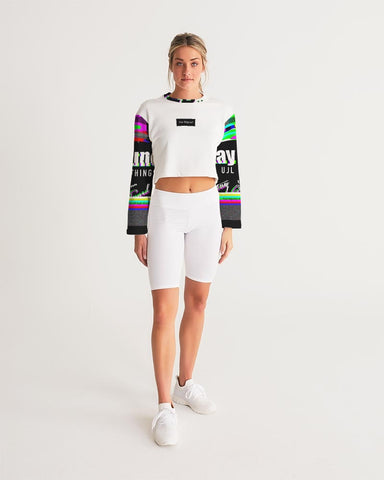 Stay tuned Women's Cropped Sweatshirt