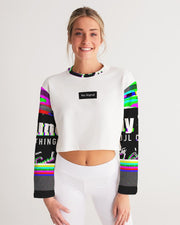 Stay tuned Women's Cropped Sweatshirt