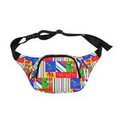 Tree frog Fanny pack Unisex Waist Bag With Front Pocket (Model 1677)