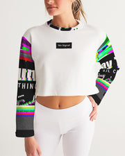 Stay tuned Women's Cropped Sweatshirt