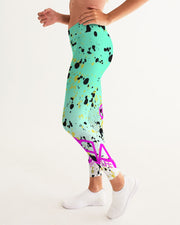 Mint and paint Women's Yoga Pants