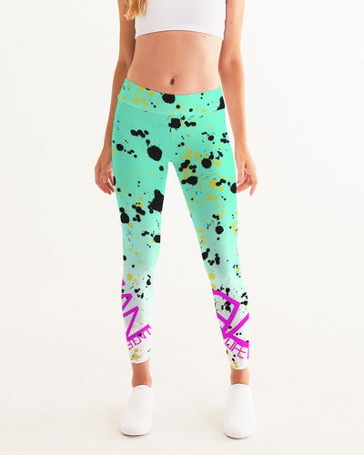 Mint and paint Women's Yoga Pants