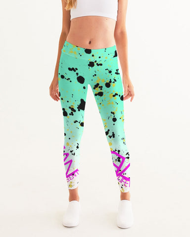 Mint and paint Women's Yoga Pants