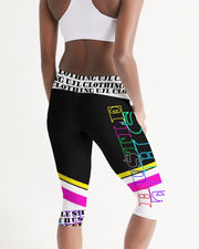 She hustle capri pants Women's Mid-Rise Capri