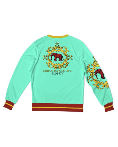 Minty Fresh Classic French Terry Crewneck Pullover