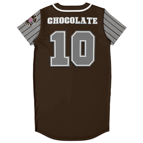 Eye Candy chocolate jersey dress