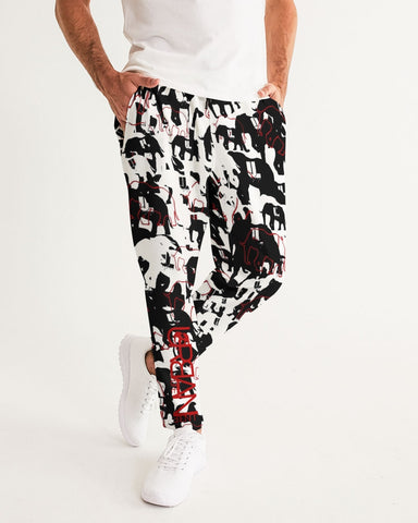 Red alert bulk & what elephatigue sweats Men's Joggers