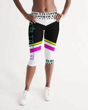 She hustle capri pants Women's Mid-Rise Capri