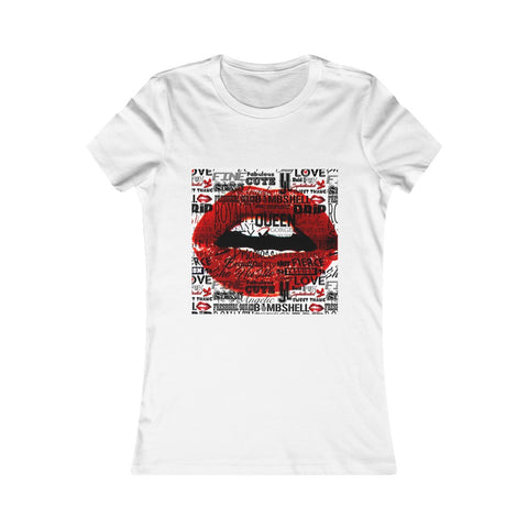 Graffiti kiss tee