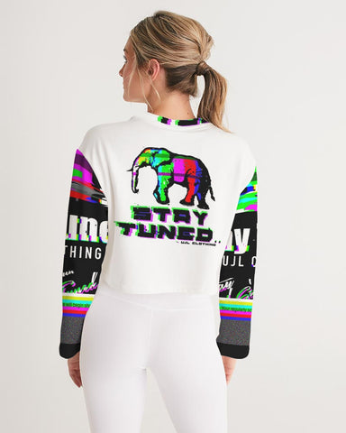 Stay tuned Women's Cropped Sweatshirt