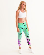 Mint and paint Women's Yoga Pants