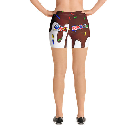 Eye Candy Chocolate drip candy shorts