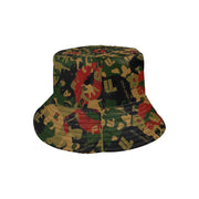 Elephatigue and red kisses Unisex Bucket Hat