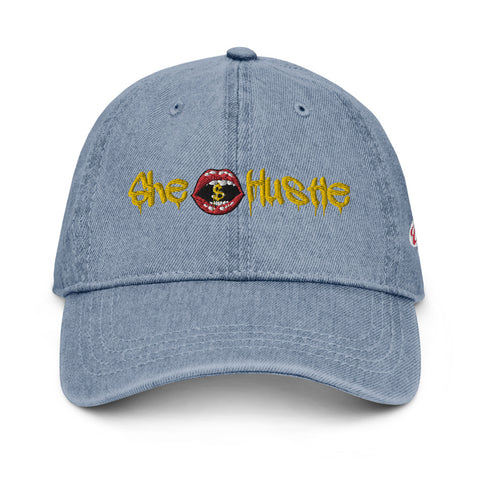 She Hustle Denim Hat