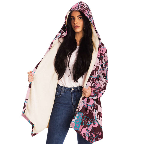 Blush Pink ladies Elephatigue Cloak