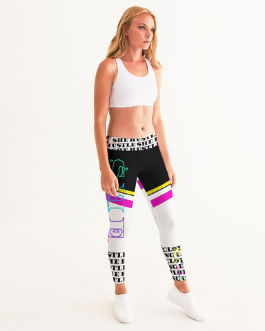She hustle capri pants Women's Yoga Pants