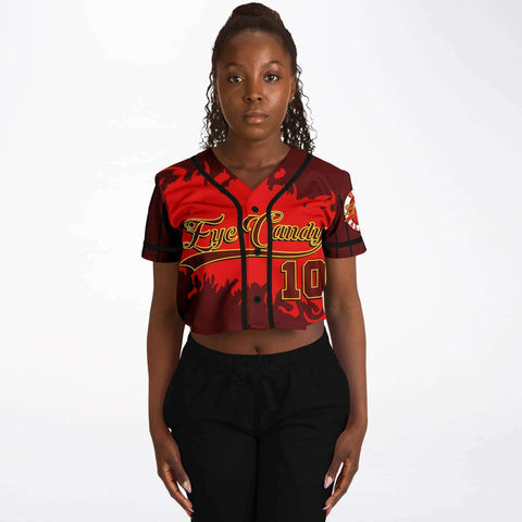 Eye Candy Cinnamon Jersey crop