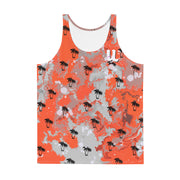 Tropical Orange Ink Tank Top