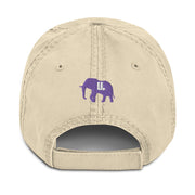 Multicolor SHE HUSTLE Distressed Dad Hat