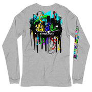 UJL graffiti hard drip Long Sleeve Tee