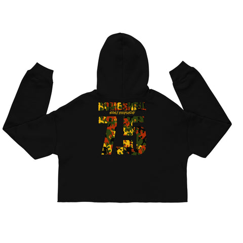 Survival of the FINEST elephatigue Crop Hoodie