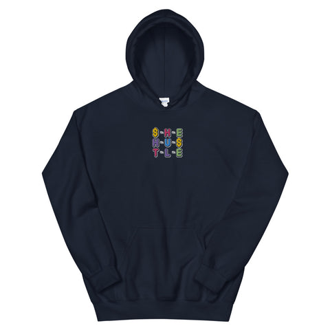 She Hustle rainbow hoodie