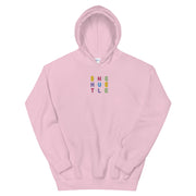 She Hustle rainbow hoodie