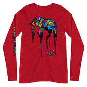 UJL graffiti hard drip Long Sleeve Tee