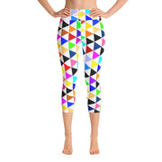 Modern Art Yoga Capri Leggings