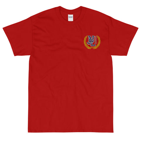 Varsity RED embroidered Tee