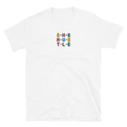 SHE HUSTLE stitched loose fit T-Shirt