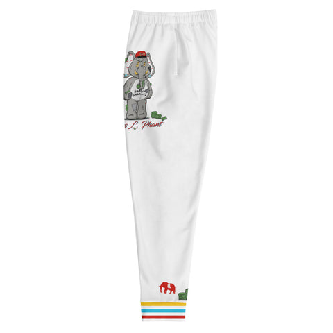 Huss ring cuff Joggers WHITE
