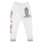Huss ring cuff Joggers WHITE