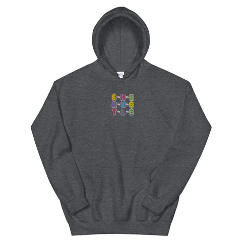She Hustle rainbow hoodie