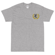 Varsity BLACK embroidered tee