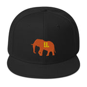 Snapback Hat orange logo