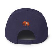 Snapback Hat orange logo