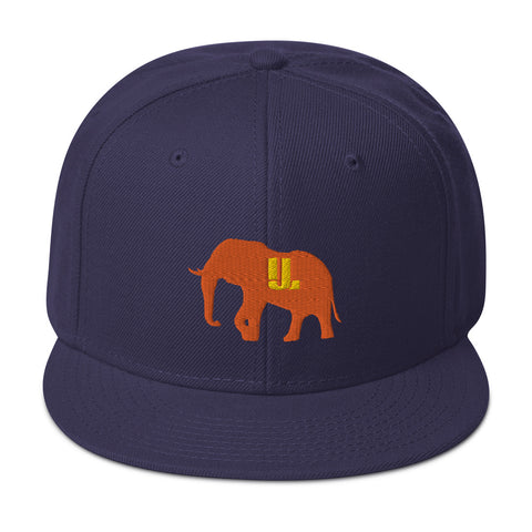 Snapback Hat orange logo