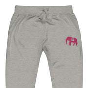 Ladies pink logo fleece joggers