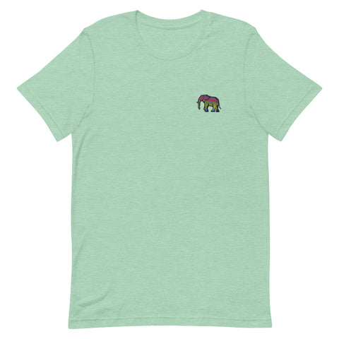 Trippy Stitched logo tee