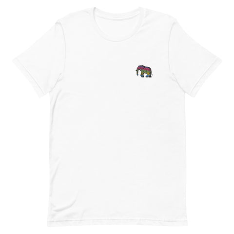 Trippy Stitched logo tee
