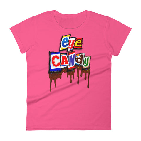 Women's short sleeve t-shirt eye Candy