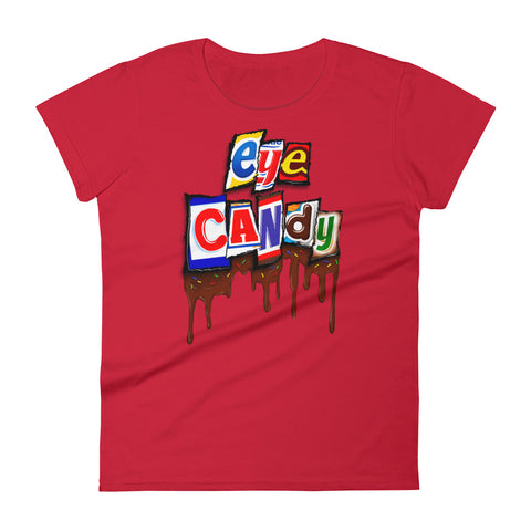Women's short sleeve t-shirt eye Candy